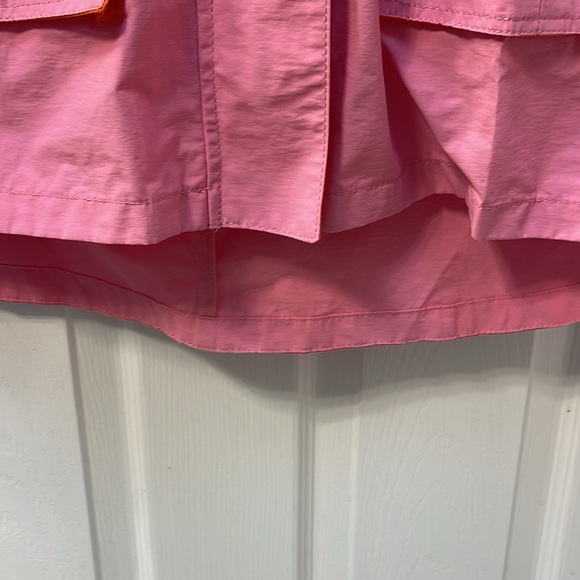 J.CREW Perfect Lightweight Rain Jacket in Pink Orange Small - Picture 9 of 16